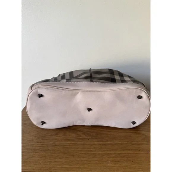 Burberry Beige Smoked Check PVC and Leather Walden Hobo Medium Women's Bag - Picture 4 of 15